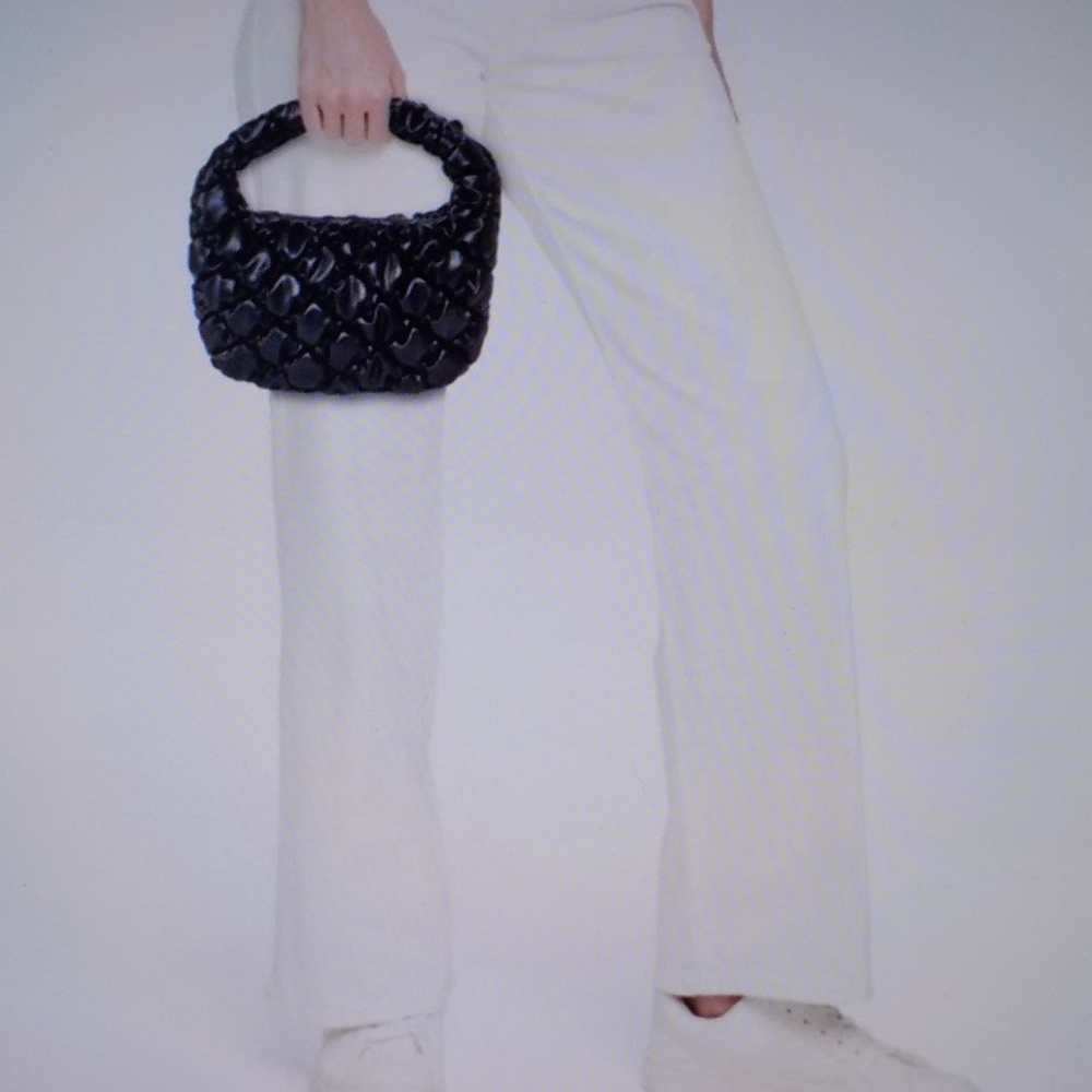 Black Puffer Quilt HandBag